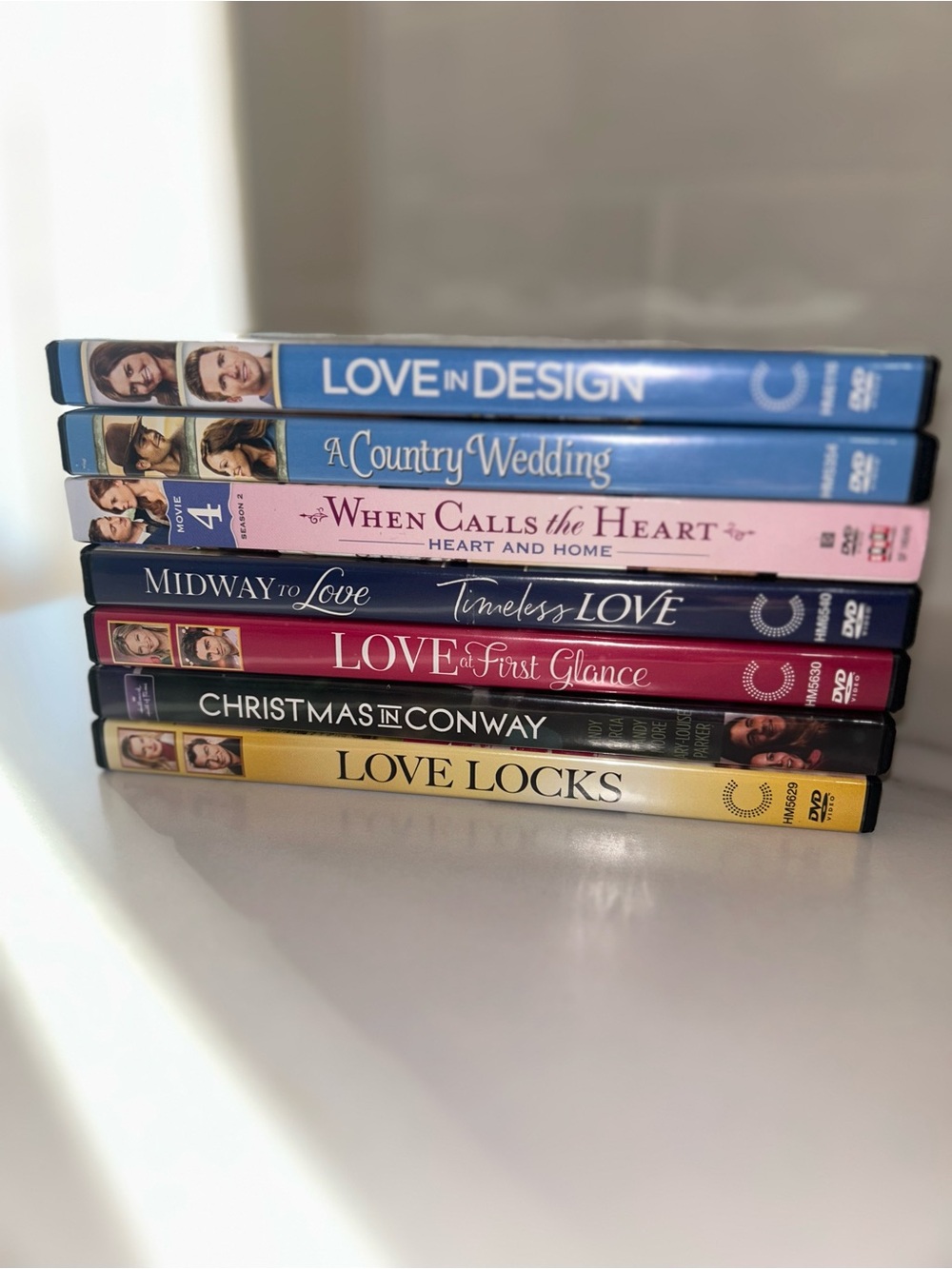 Lot of Seven Hallmark Romance DVD’s
